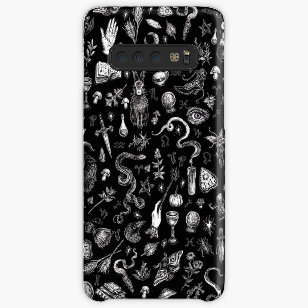 Salem Witch in Black Case & Skin for Samsung Galaxy