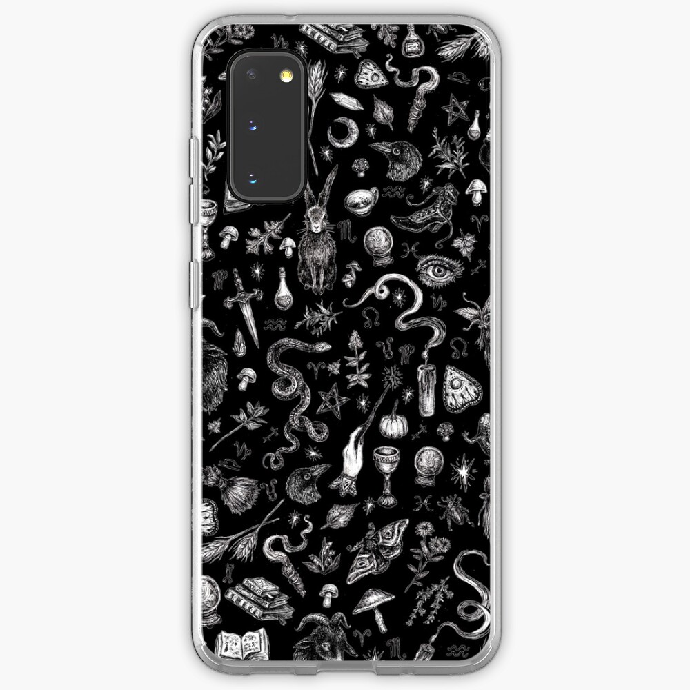 Salem Witch in Black Case & Skin for Samsung Galaxy