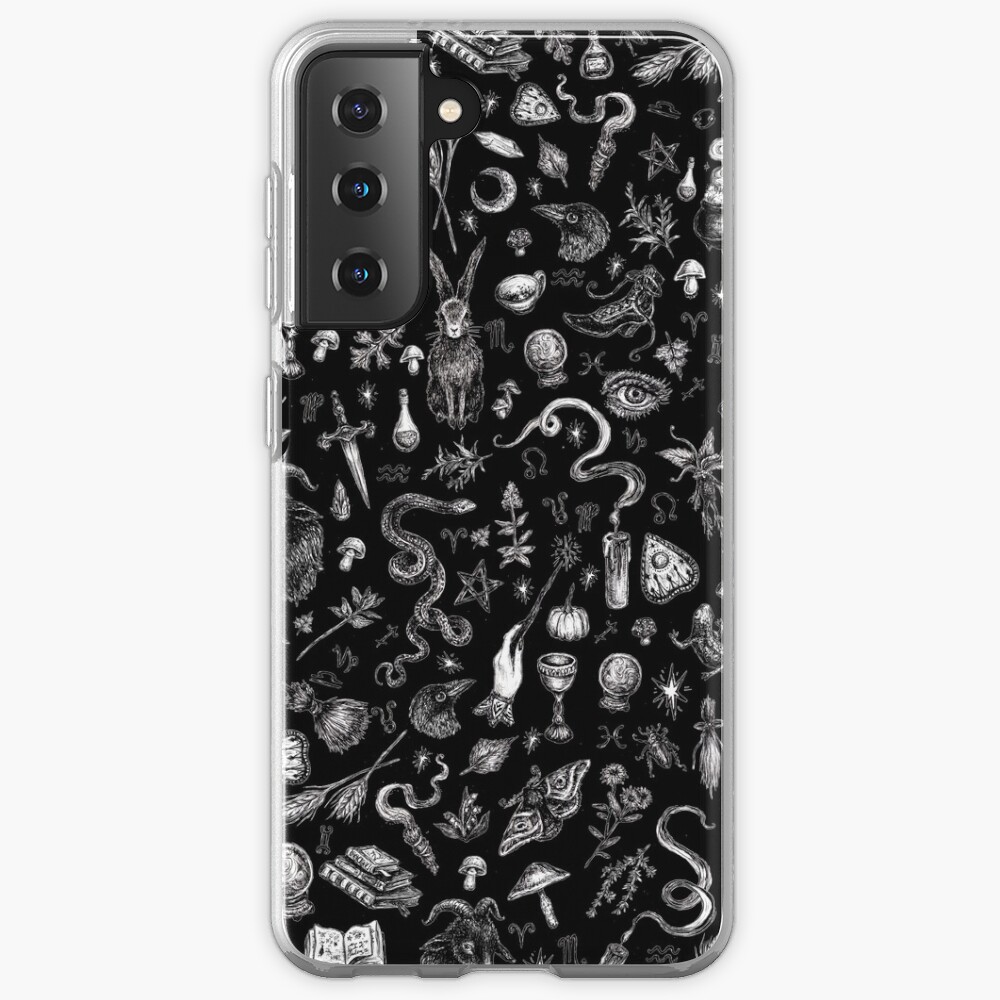 Salem Witch in Black Case & Skin for Samsung Galaxy