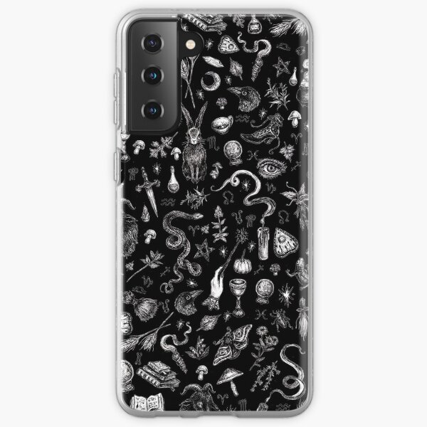Salem Witch in Black Samsung Galaxy Soft Case