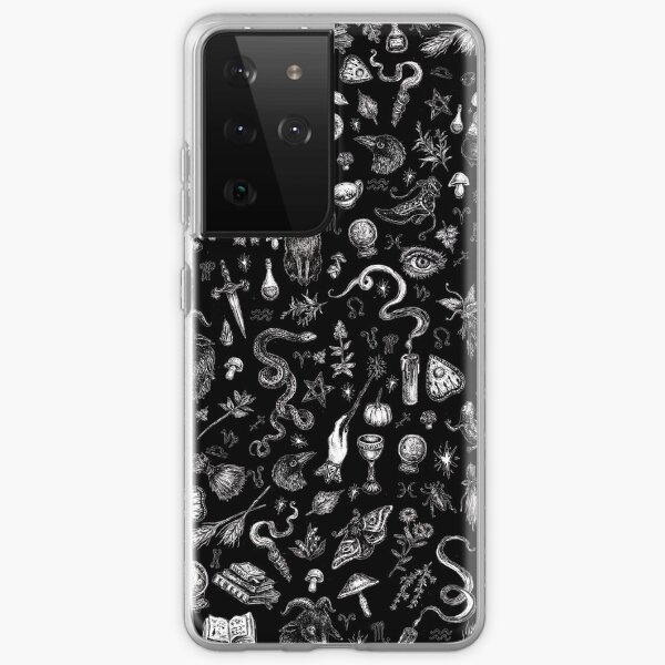 Salem Witch in Black Samsung Galaxy Soft Case