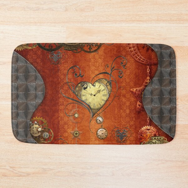 Item preview, Elegant steampunk heart, clocks and gears designed and sold by nicky2342.