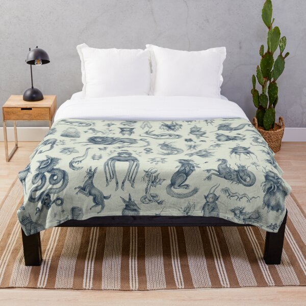 Beings and Creatures Throw Blanket