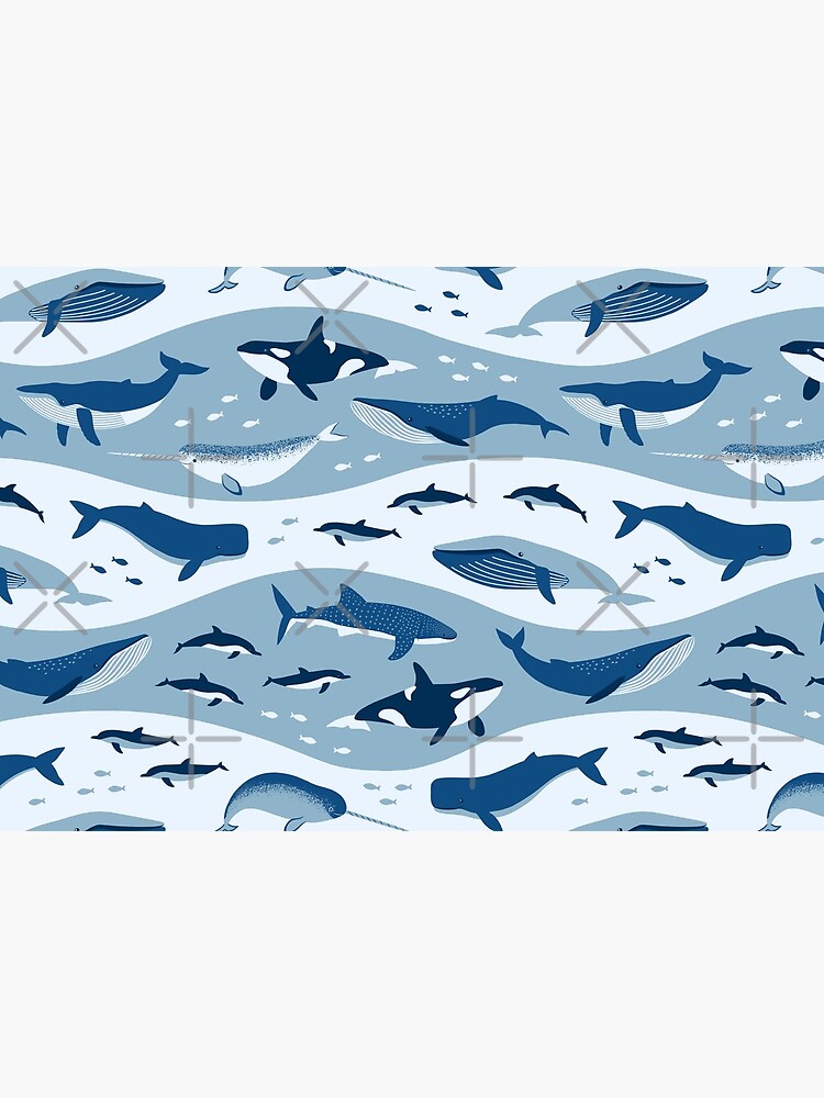 Whale Songs in Blue Ocean by nadyanadya