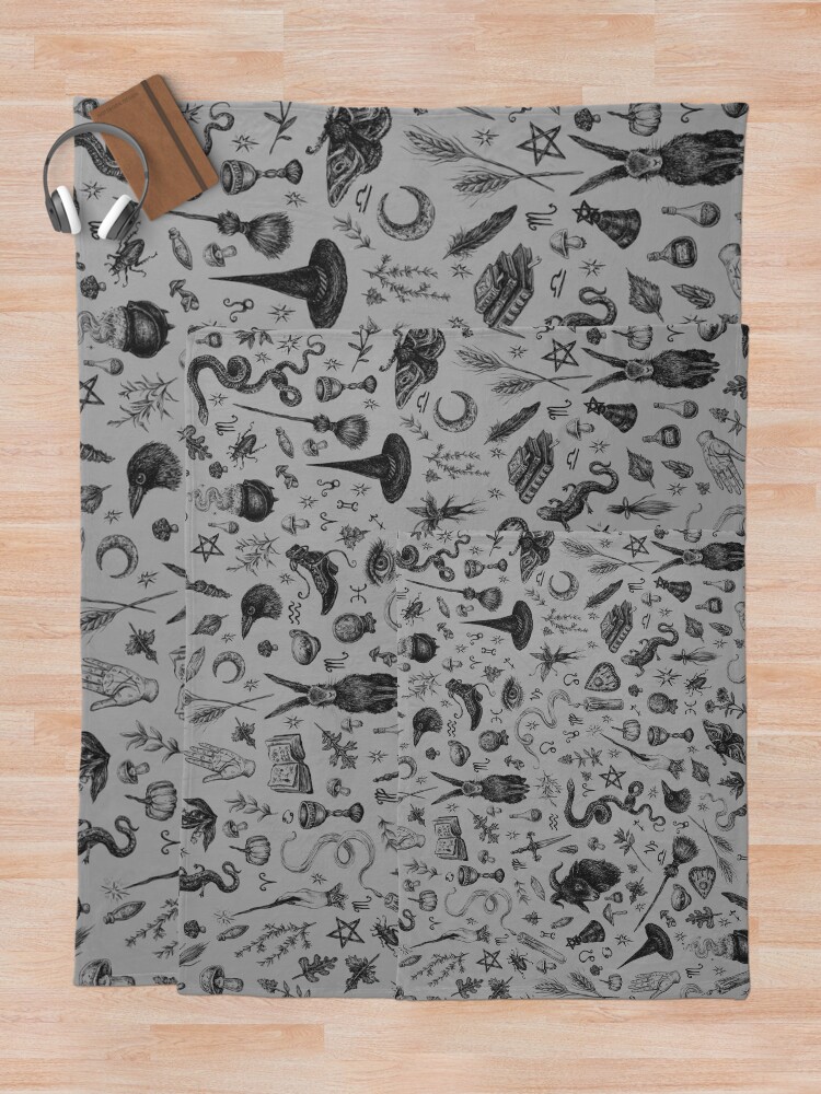 Alternate view of Salem Witch Throw Blanket