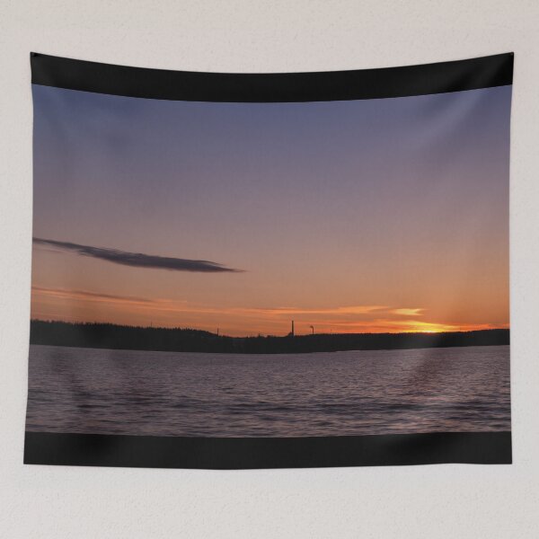 Item preview, Nokia skyline at sunset with a cloud designed and sold by Jouko Lehto Photography.