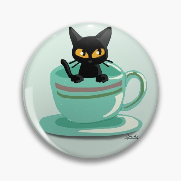 Item preview, Cat in the cup designed and sold by BATKEI ART.
