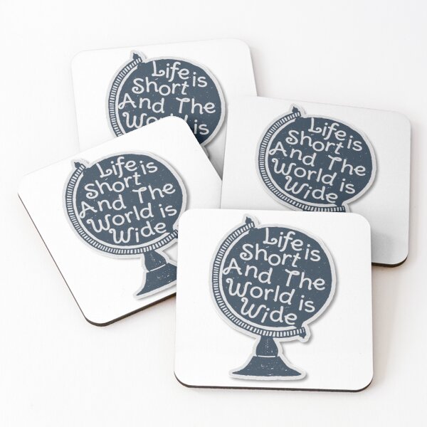 Item preview, Life is short and the world is wide designed and sold by IAMZAFF.