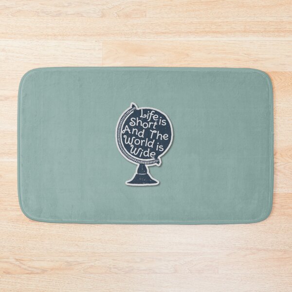 Item preview, Life is short and the world is wide designed and sold by IAMZAFF.