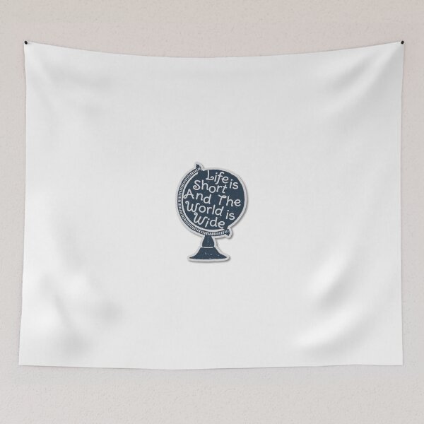 Item preview, Life is short and the world is wide designed and sold by IAMZAFF.