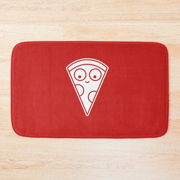Item preview, Pizza Face on Red Character Icon Cartoon designed and sold by npdstudio.