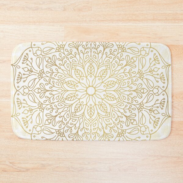 Item preview, Gold Mandala designed and sold by Kelly Dietrich Mandala & Fractal Art.