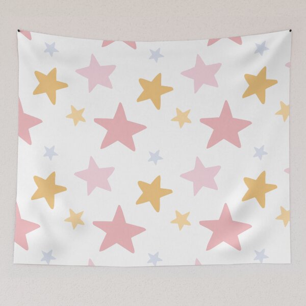 Item preview, PASTEL STARS DOODLE designed and sold by Emily Zigo.