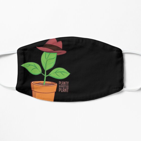 Planty the Potted Plant Flat Mask