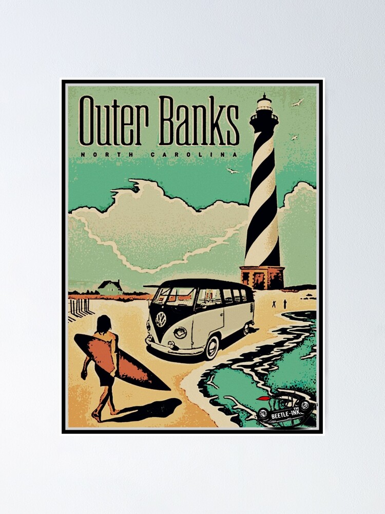 Outer Banks Poster Von Noupui Redbubble