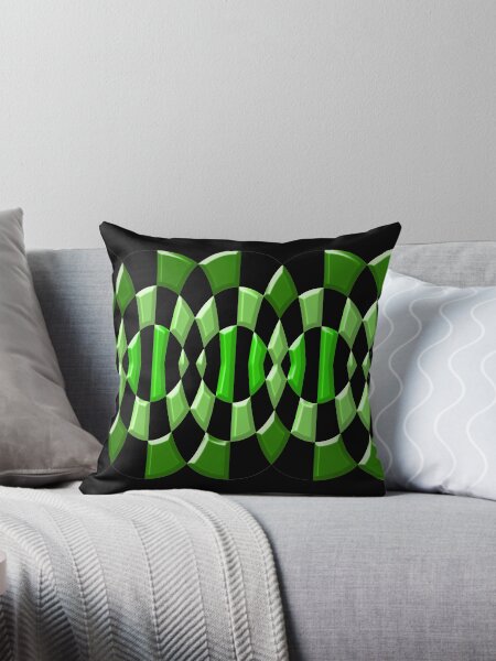 Item preview, Beautiful Cushions/ Check Green Thing designed and sold by ozcushionstoo.