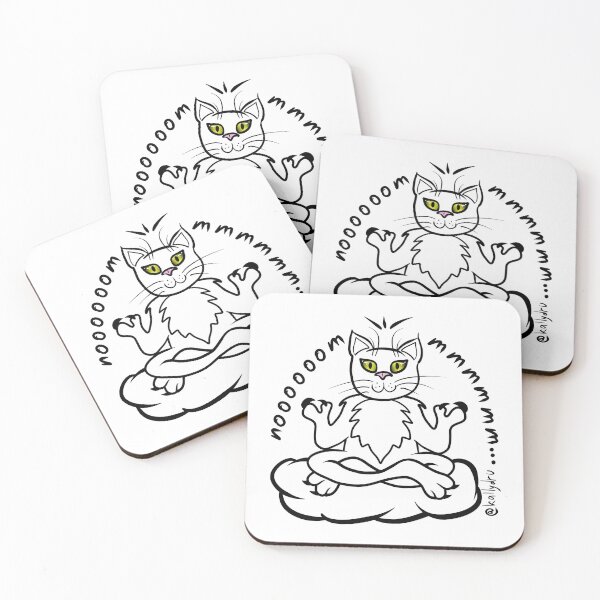 Item preview, Meditating Cat designed and sold by kallydru.