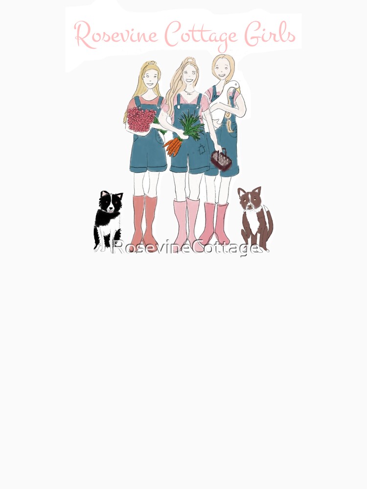 Rosevine Cottage Girls and Border Collies by RosevineCottage