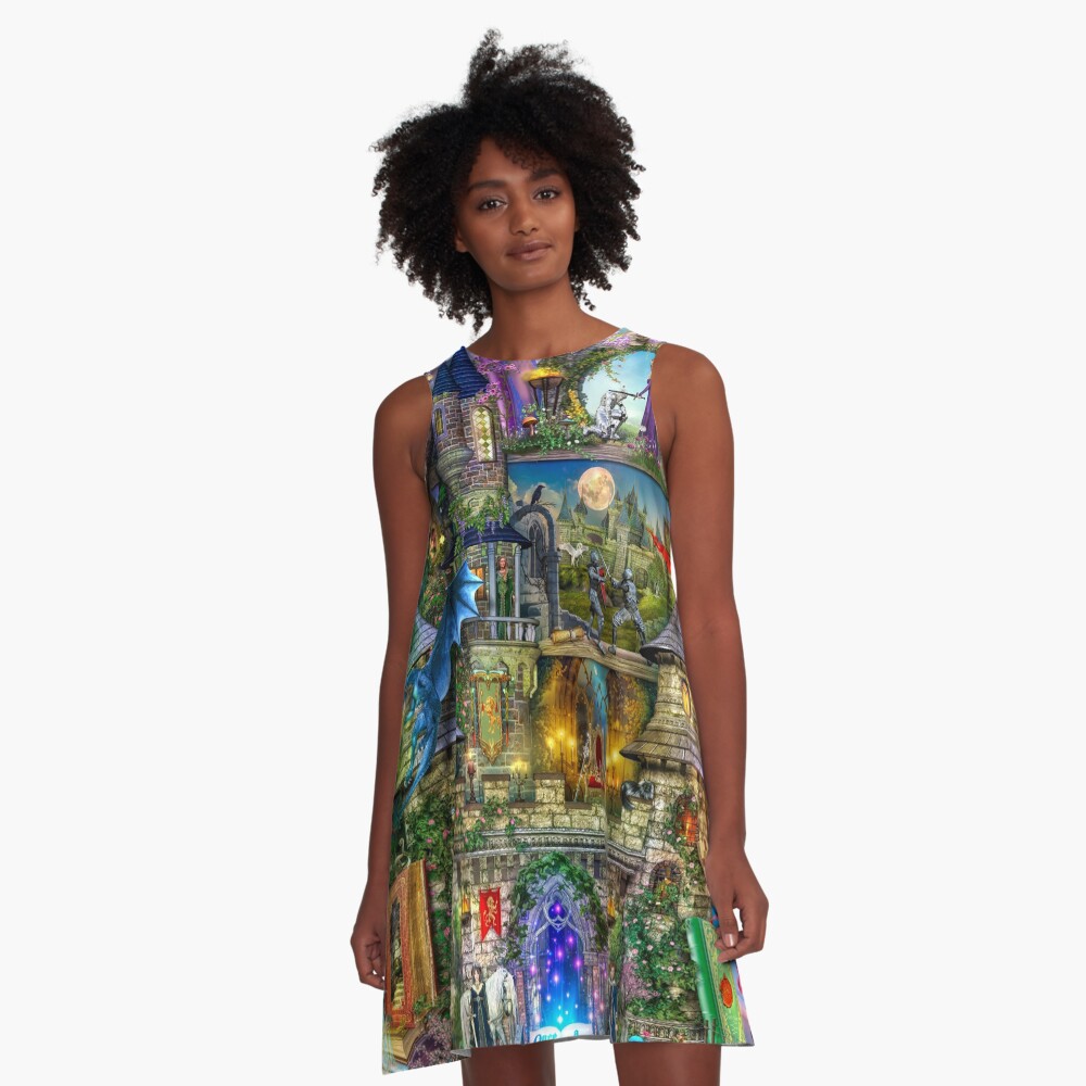 Item preview, A-Line Dress designed and sold by Foxfires.