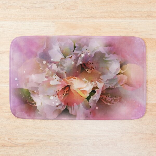 Item preview, Apple blossoms in an abstract design designed and sold by harietteh.