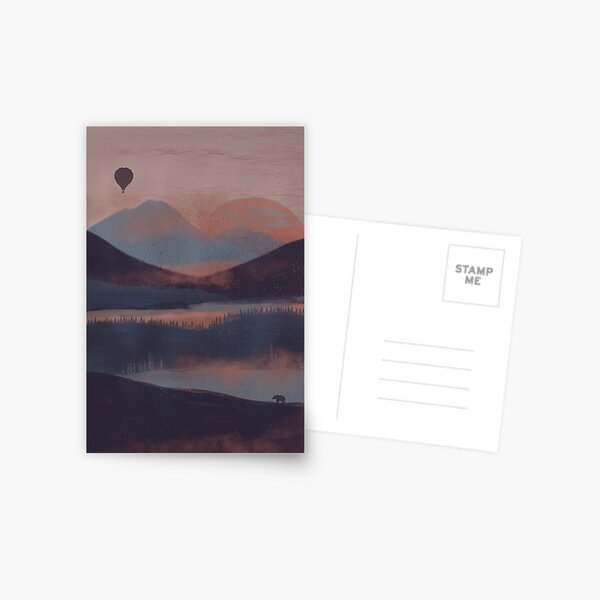 Adrift in the Mountains... Postcard