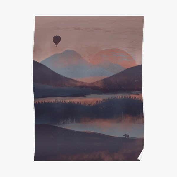 Adrift in the Mountains... Poster