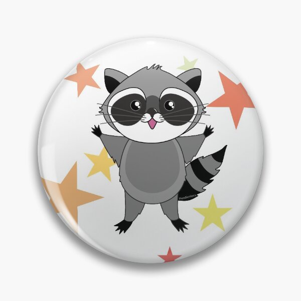 Item preview, Kawaii raccoon designed and sold by Pendientera.