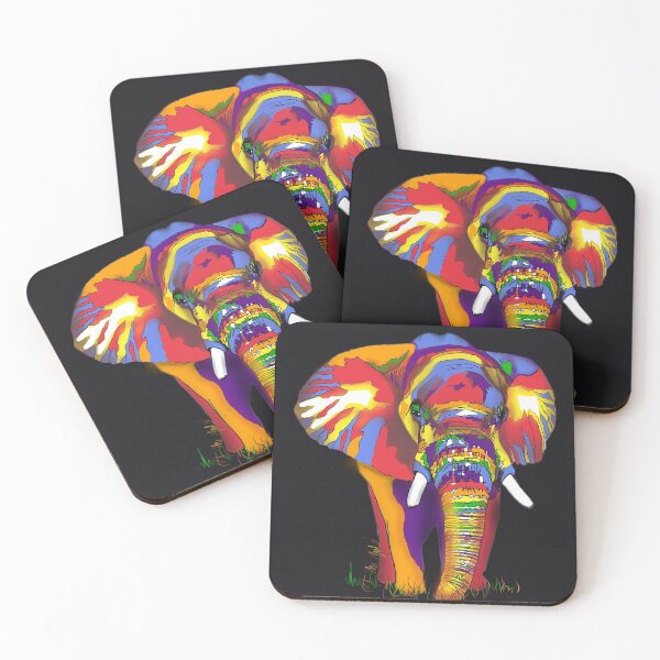 Item preview, Psychedelic Elephant designed and sold by Michele Winfield.