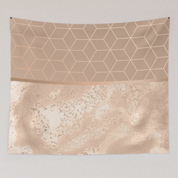 Artikelvorschau, MARBLE HAZELNUT ROSEGOLD & HEXAGONAL entworfen und verkauft von Pia Schneider.