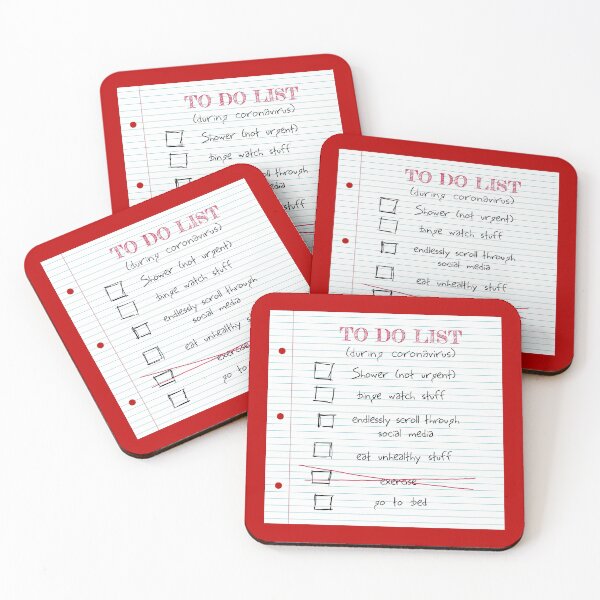 Item preview, To Do List (Coronavirus edition) designed and sold by Cory Reid.