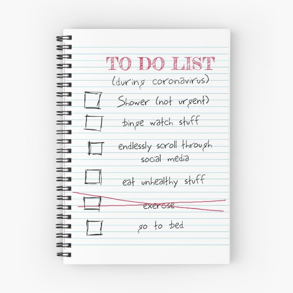Item preview, To Do List (Coronavirus edition) designed and sold by Cory Reid.