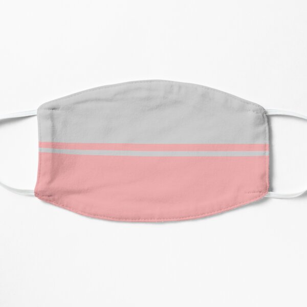 Grey + Pink: Solids Flat Mask
