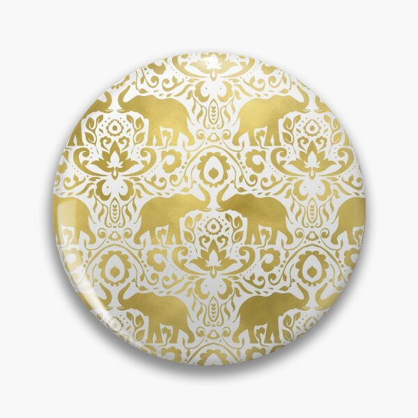 Item preview, Elephant DamaskGold designed and sold by Jacqueline Maldonado.