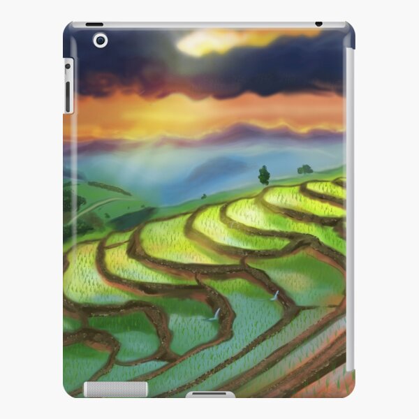 Rizières Coque rigide iPad