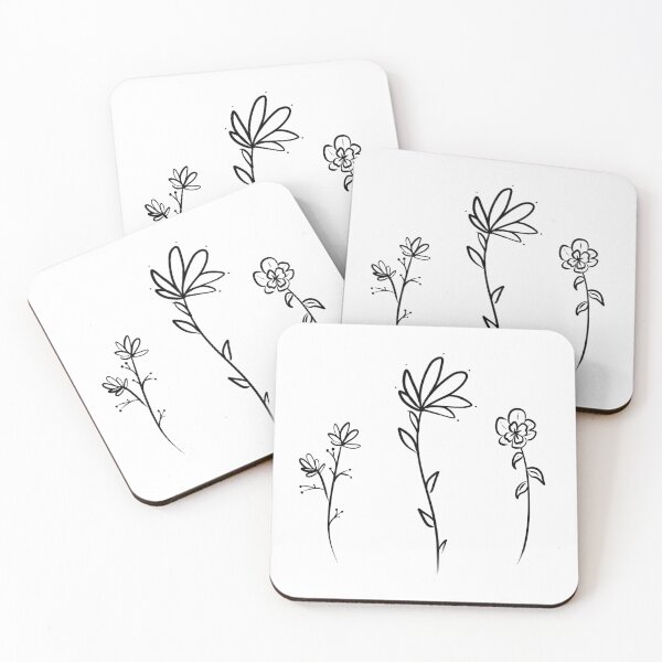 Item preview, minimalist flowers designed and sold by celiabrand.