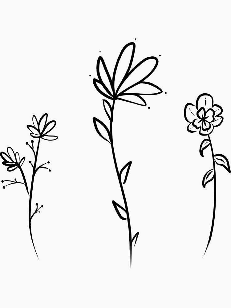 minimalist flowers by celiabrand