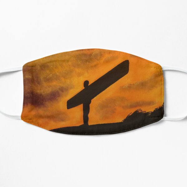Angel of the North - Stand Strong - SCENESCAPESHOP Flat Mask