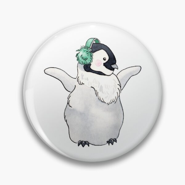 Item preview, Penguin with Ear Muffs designed and sold by AmberLenaEngle.