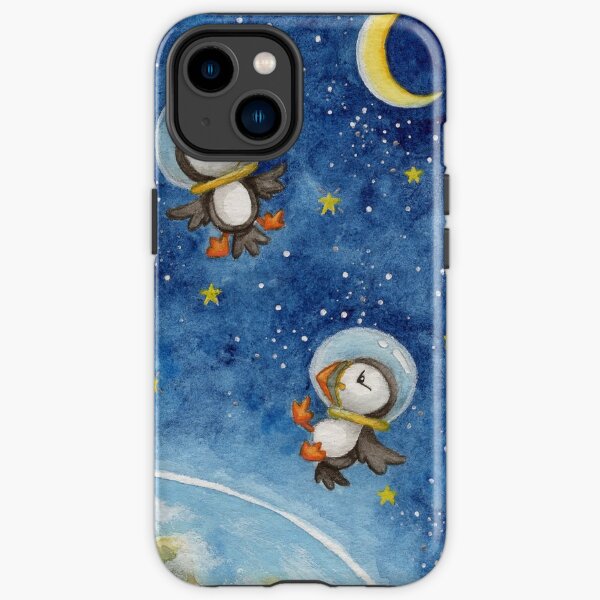 Space Puffins iPhone Tough Case
