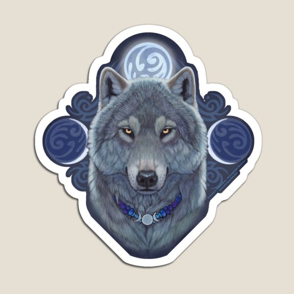 Item preview, Mystical Moon Wolf designed and sold by Goldenwolf.