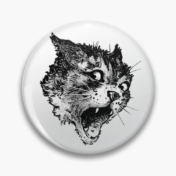 Item preview, Freaky Cat B&W designed and sold by GrandeDuc.