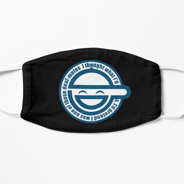 Laughing Man - GHOST IN THE SHELL Flat Mask