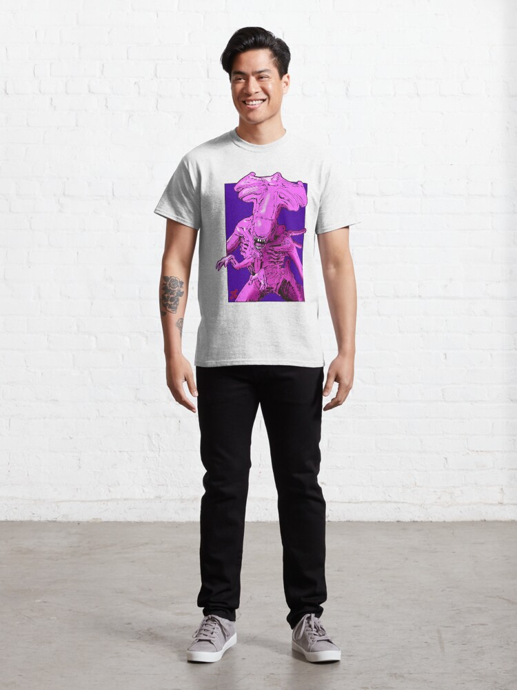 Thumbnail 3 of 7, Classic T-Shirt, Pink Alien Queen designed and sold by achoprop.