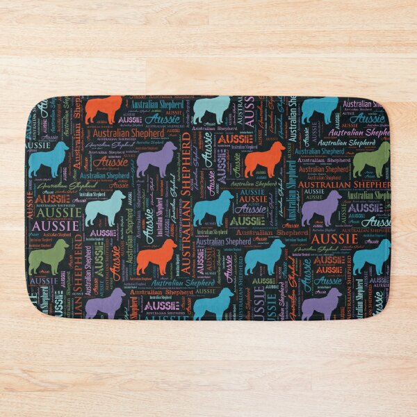 Item preview, Australian Shepherd Aussie Word Art designed and sold by k9printart.