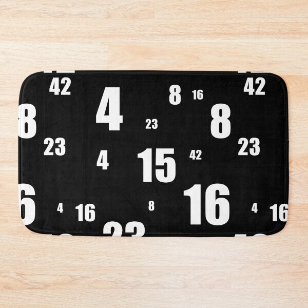 Item preview, Lost Numbers: 4 8 15 16 23 42 (Black) designed and sold by quoteedesigns.