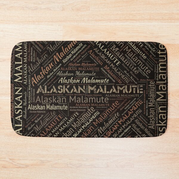 Item preview, Alaskan Malamute dog Word Art designed and sold by k9printart.