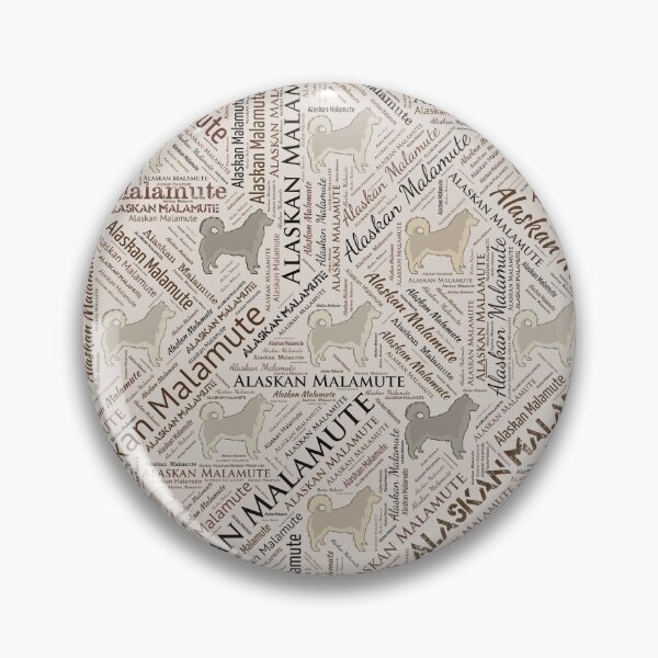 Item preview, Alaskan Malamute dog Word Art designed and sold by k9printart.