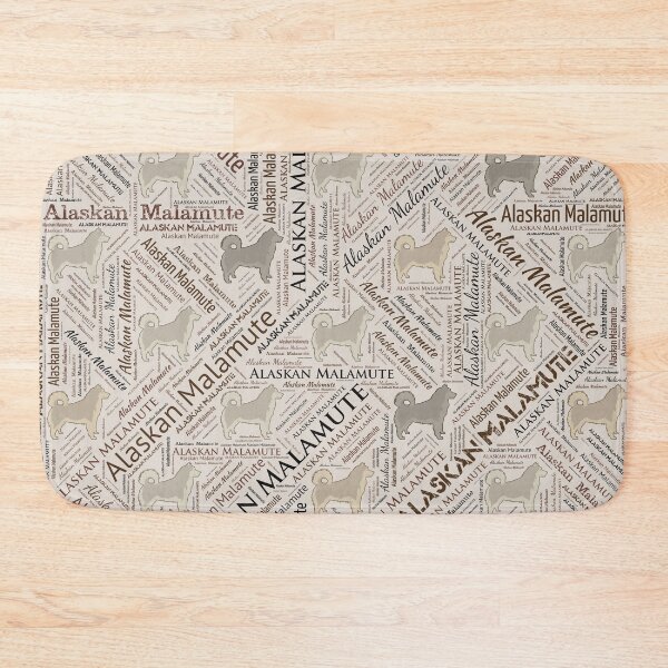 Item preview, Alaskan Malamute dog Word Art designed and sold by k9printart.