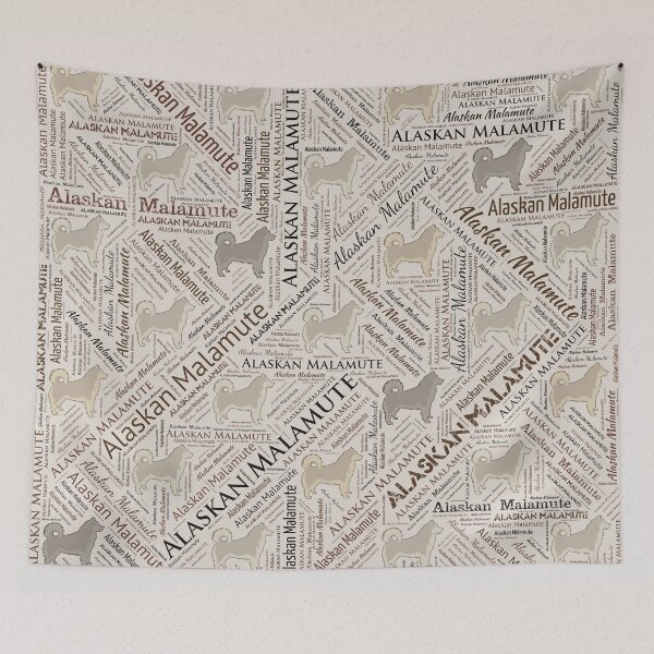 Item preview, Alaskan Malamute dog Word Art designed and sold by k9printart.