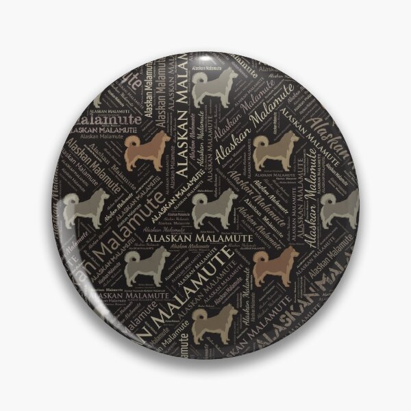 Item preview, Alaskan Malamute dog Word Art designed and sold by k9printart.